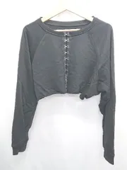 ◇ Θ VeLV　ヴェルヴ 2WAY　ショート丈 長袖 カーディガン サイズF ブラック系 レディース E  【1411130006074】