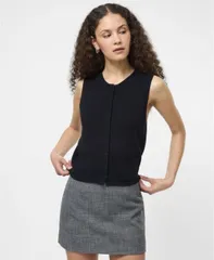 【送料無料】 フレンチコネクション レディース ニット・セーター アウター Women's Cozysoft Sleeveless Cardigan Black