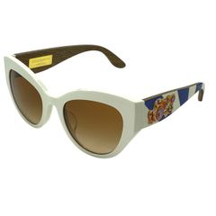 ドルチェ&ガッバーナ ドルガバ D&G DG4278-F 3039/13 シチリアン カレット サングラス アイウェア キャットアイ ホワイト DOLCE&GABBANA