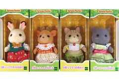 【中古】おもちゃ 全4種セット 女の子・男の子 ～ひみつの森であそぼver.～ 「シルバニアファミリー キラキラくじ ～ひみつの森であそぼ～」 D賞