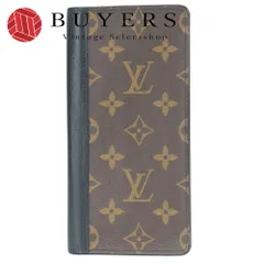 【中古】 ルイ・ヴィトン 長財布 ポルトフォイユ・タノン M93800 モノグラムマカサー ブラウン  ブラック 二つ折り 普段使い メンズ 男性 LOUIS VUITTONのサムネイル