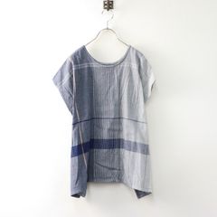 kasurira 日本製 備後絣 藍染め チュニック ゆったり - メルカリ