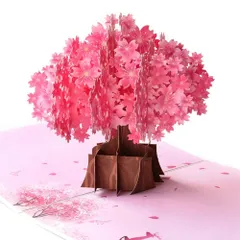 【特価セール】Vernonle さくらバースデーカードメッセージカードクリスマスカード 立体メロディ 卒業祝いバレンタイン メッセージ誕生日カード 結婚いわい プレゼント人気christmas cards