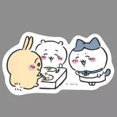 【中古】シール・ステッカー 44.ちいかわ＆ハチワレ＆うさぎ 「ちいかわ ダイカットステッカーセット3」