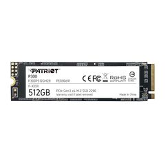 Patriot Memory P300 512GB M.2 SSD 2280 NVMe PCIe Gen 3x4 内蔵型SSD P300P512GM28
