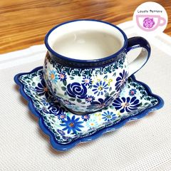 マグカップ　320ml　ザクワディボレスワヴィエツ　  ポーリッシュポタリー