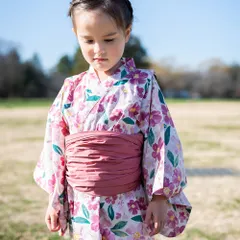 ワンピース型簡単浴衣　80㎝　A92100-42　夏祭り　花火大会　Little s.t. by s.t.closet