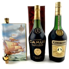 3本 カミュ マーテル コニャック 700ml ブランデー セット 【古酒】