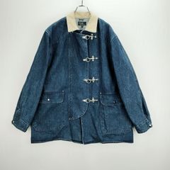 【80sアメリカ製】Polo by Ralph Lauren Fireman Jacket ファイヤーマンジャケット デニム ポロラルフローレン  サイズL