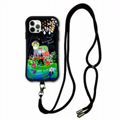 [iPhoneXR(テンアール)] ホラグチカヨ スマホショルダー付 iPhone15 i-coronケース アイフォン 15 Plus 14 13 12 11 スマホケース 斜め掛け 耐衝撃 背面保護 動物 アニマル柄 おひつじ座 牡羊座 アリエス