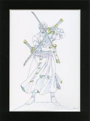 [중고] 잡화 로로노아 조로 Art Collection [원피스 ONE PIECE.COM ILLUSTRATION WORKS]