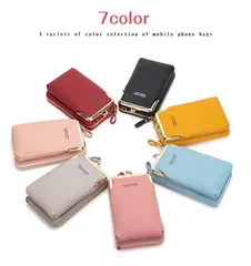 スマホショルダー　スマホポーチ 入れたまま操作 ショルダー ポシェット 斜めがけ スマホ ポーチ バッグ 入れたまま レディース スマートフォン スマホポシェット ショルダーバッグ かわいい プレゼント 小さい 女性用 軽量  chunfu01