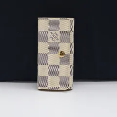 美品 ルイヴィトン ダミエ アズール ４連キーケース ブランド小物 2000000 NSK KTU