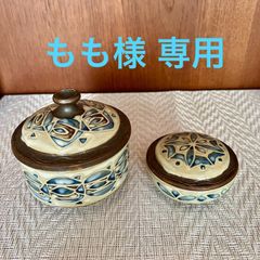 蓋物 3.5寸タラフー ‪☆ 香合 2点セット（やちむん焼き）