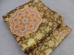 蘇州刺繍 汕頭刺繍 全通 袋帯 華紋 正絹 HOT090 蘇州刺繍 汕頭刺繍 全通 袋帯 華紋 正絹 HOT090 - メルカリ