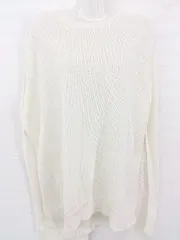 ◇ Plage プラージュ 涼しげ クルーネック ニット ベスト ジレ  アイボリー系 レディース P 1307250005786のサムネイル