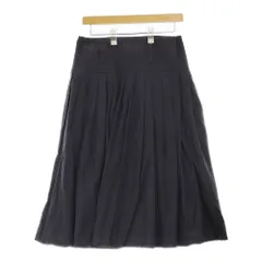 マーガレットハウエル × フォックスブラザーズ 英国 ウールフランネル スカート マーガレットハウエル × フォックスブラザーズ 英国 ウールフランネル