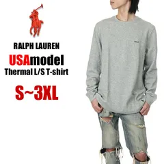 【新品・未使用】【アンドーバーヘザー】ラルフローレン 長袖 Tシャツ メンズ レディース キッズ 大きいサイズ USAモデル RALPH LAUREN サーマル ロンT 長袖Tシャツ おしゃれ ロゴ ポロ ラルフ ブランド S M L XL 2XL
