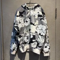 DENIM TEARS デニムティアーズ Camo Zip Up Hoodie ジップフーディーパーカー グレー size:M【代官山A10】