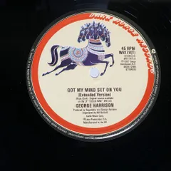 英 UK盤 GEORGE HARRISON/GOT MY MIND SET ON YOU/DARK HORSE W8178 12