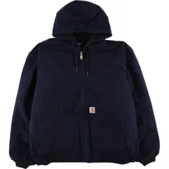 古着 カーハート Carhartt アクティブジャケット 中綿入り ダックフルジップパーカー USA製 メンズXXL相当/eaa582248