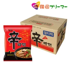 農心 辛ラーメン 80個(2Box)80袋入 (2ケース) 辛い ラーメン NONGSHIM 韓国食品 韓国食材 韓国ラーメン らーめん インスタントラーメン 激辛 キムチ シンラーメン しんらーめん