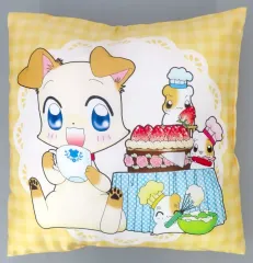 【中古】クッション・本体 ティータイム 選べる!クッション 「くじ引き堂 ぷくぷく天然かいらんばん 連載25周年記念オンラインくじ」 S-1-1賞