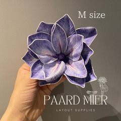 【M-6】Mサイズ 🪷パープル 🪷ハイクオリティフラワー 爬虫類・両生類ケージ用