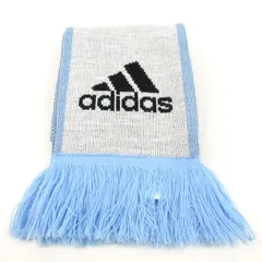 アディダス マフラー ドイツ製 アルゼンチン代表 スカーフ サッカー 応援グッズ メンズ ﾌﾘｰサイズ ブルー adidas 【中古】