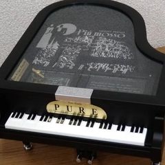 美品　グランドピアノ型オルゴール　ジュエリーボックス　曲名：チャコの海岸物語