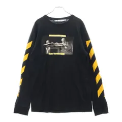最終値下げ　off-white ロンT ブラック 2025年最新】OFF-WHITE メンズ 七分・長袖カットソーの人気