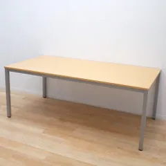 I140\" 現状品 1800x1200 ミーティングテーブル ブラウン I140