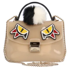 フルラ キャンディ ショルダーバッグ PVC ベージュ レディース  Furla  中古 フルラ