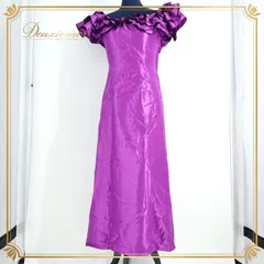 【美品 フラダンス衣装】ピンク Paondor ワンピース ドレス 紫 パープル 美品 フラダンス衣装】ピンク Paondor ワンピース ドレス 紫 パープル