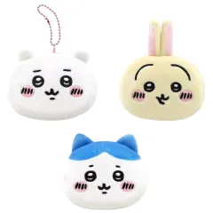 【中古】キーホルダー 全3種セット 「ちいかわ もちもちフェイスマスコット」