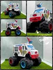 【新品】カーズ　モンスタートラック　アイスクリーマーI-SCREAMER  カーズミニカー送料無料のサムネイル