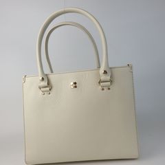 【kate spade new york】ケイトスペードニューヨーク トートバッグ ホワイト レザー 保存袋付き レディース【未使用品】4-2 41133