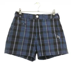 美品　正規品　パーリーゲイツ　レディース　ショートパンツ　ロゴチェック柄　00 美品 正規品 パーリーゲイツ レディース ショートパンツ ロゴ