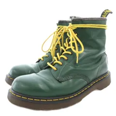 ドクターマーチン DR.MARTENS 8ホールブーツ レザーシューズ ショート レースアップ UK10 緑 グリーン 1460 /GV