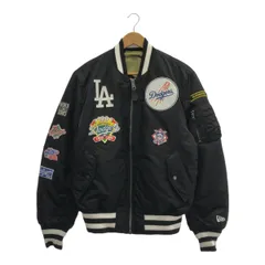 ALPHA × NEW ERA× MLB アルファ ニューエラ コラボ MA-1 ボンバージャケット リバーシブル NY&LA タグ付き 未使用 美品