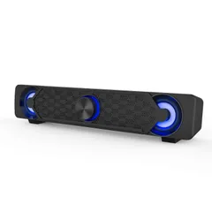 PCスピーカー Smalody ゲーミングスピーカー USB電源 LEDライト付き コンピューター/ラップトップ/ゲーム機などに対応 PS4.などゲーム用（AUX3.5MM）