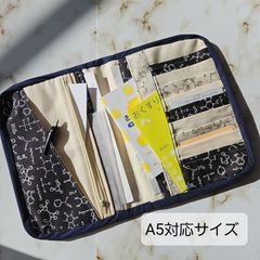 診察券ポーチ 保険証ケース お薬手帳 マルチケース  ハンドメイド No.160