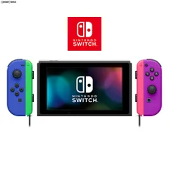 (本体)マイニンテンドーストア限定 Nintendo Switch(ニンテンドースイッチ 有機ELモデル) カスタマイズ Joy-Con(L) ブルー/(R) ネオンパープル Joy-Conストラップ ネオングリーン/ネオンピンク(HEG-S-KAYAA) 任