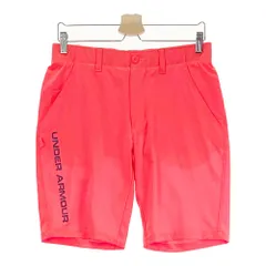 サイズ：32 UNDER ARMOUR アンダーアーマー  ハーフパンツ  オレンジ系 [240101342566]# ゴルフウェア メンズ ストスト