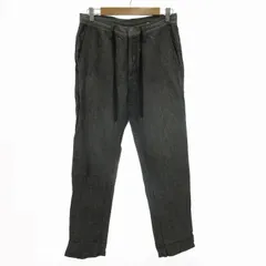 エンポリオアルマーニ EMPORIO ARMANI JEANS ワークパンツ スラックス シャンブレー リネン混 44 S グレー /HD 1003 IBO55のサムネイル