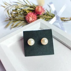 あこや真珠の一粒マグネットピアス