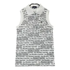 サイズ：00 PEARLY GATES パーリーゲイツ  ノースリーブ ポロシャツ ロゴ柄 ホワイト系 [240101336928]# ゴルフウェア レディース ストスト