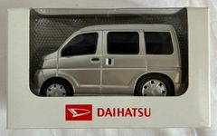ダイハツ　非売品　ハイゼット　カーゴ　ミニカー　プルバックカー　箱付き　銀　カラーサンプル