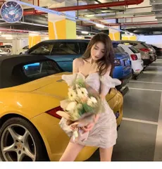 新品 未使用 キラキラシャイニー ミニドレス　パーティーワンピース　オフショルダー可能