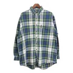 00年代 Abercrombie & Fitch アバクロンビーアンドフィッチ ボタンダウン フランネルシャツ チェック (メンズ XL) 中古 古着 T4236